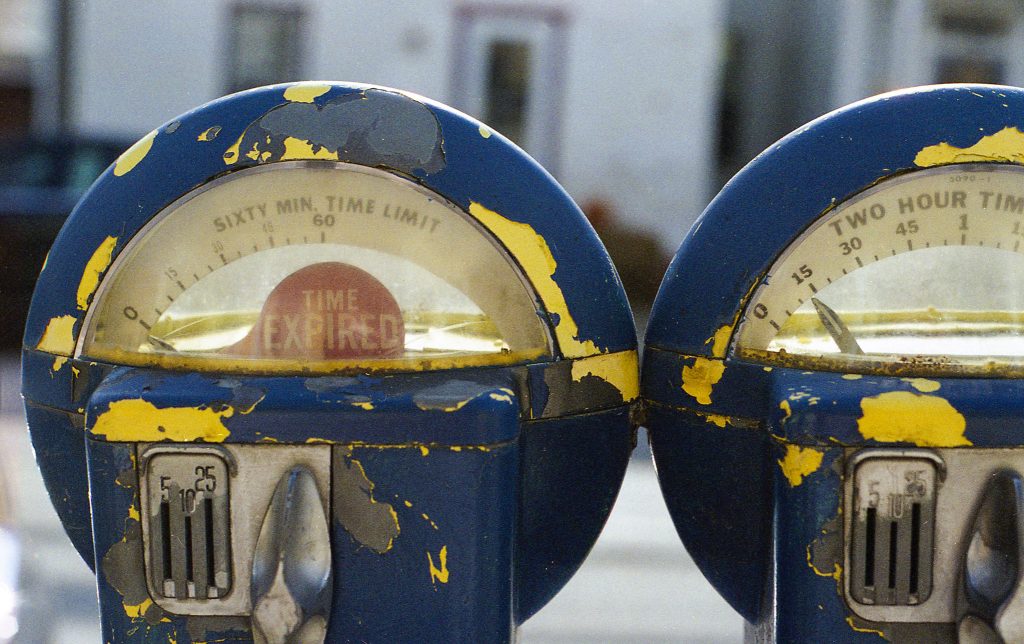 Expired parking meter