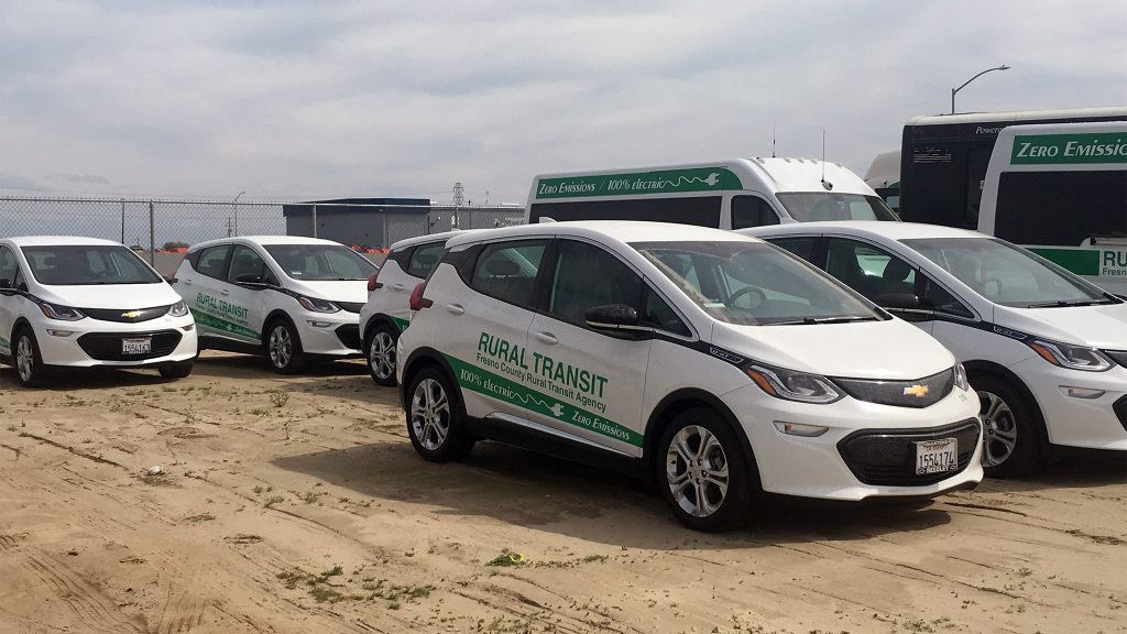 Fresno rural transit electric vehicles