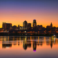 Kansas City skyline at dusk
